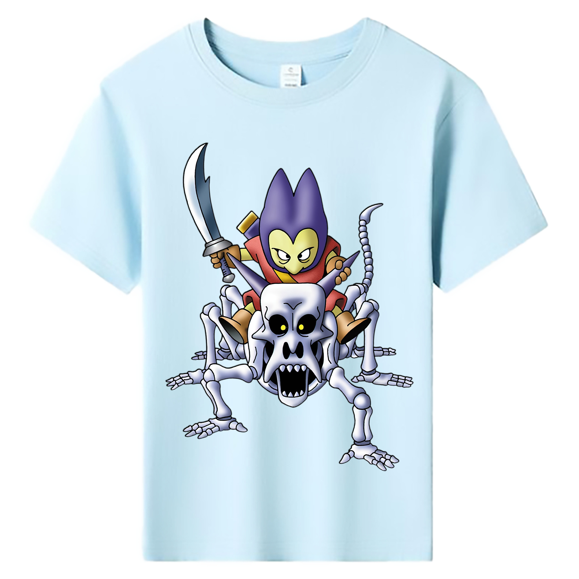 （画像用） ドラゴンクエスト Doragon Kuesuto Dragon Quest 綿100％キッズTシャツ（フロントプリント）